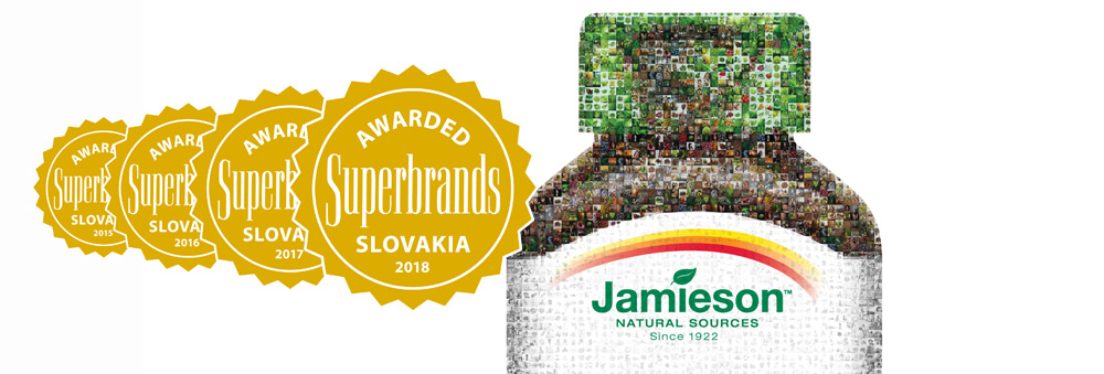 Jamieson získal ocenenie expertov Slovak Superbrands 2018!