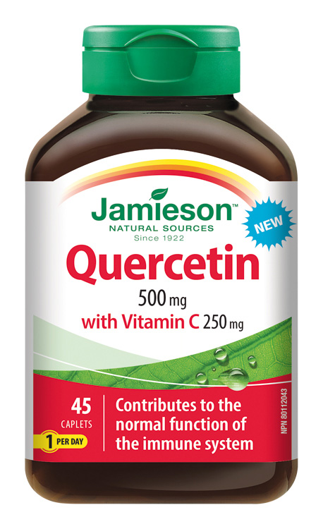 Jamieson Kvercetin 500 mg s vitamínem C 250 mg 45 tbl.