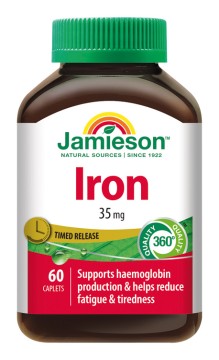 Jamieson Železo 35mg s postupným uvoľňovaním 60tbl.