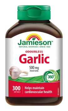 Jamieson Cesnak bez zápachu 500mg 300cps.