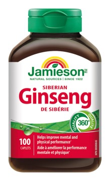 Jamieson Sibírsky ženšen 650mg 100tbl.