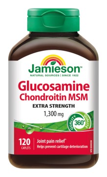 Jamieson Glukozamín Chondroitín MSM 1300mg 120tbl.