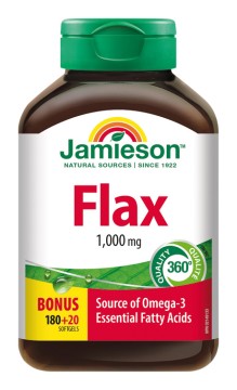 Jamieson Flax Omega-3 1000mg ľanový olej 200cps.
