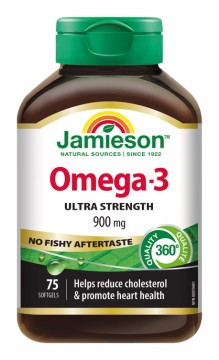 Jamieson Omega-3 ULTRA 900mg 75cps.