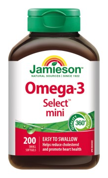Jamieson Omega-3 Select™ mini 200cps.