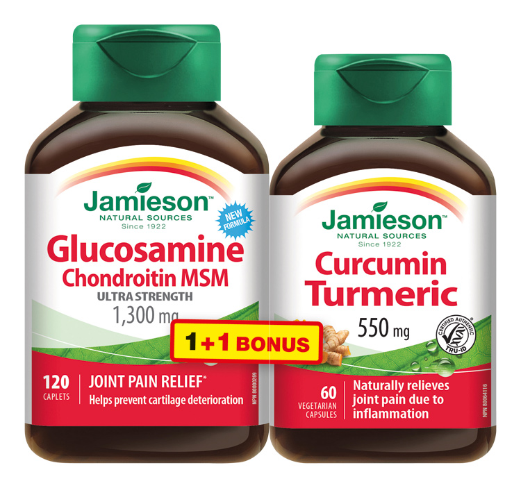 Jamieson Glukozamín Chondroitín MSM 1300mg 120tbl. + DARČEK